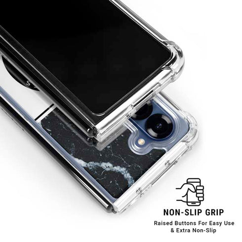 NBA LA Clippers Marble Galaxy Z Fold6 Clear Case